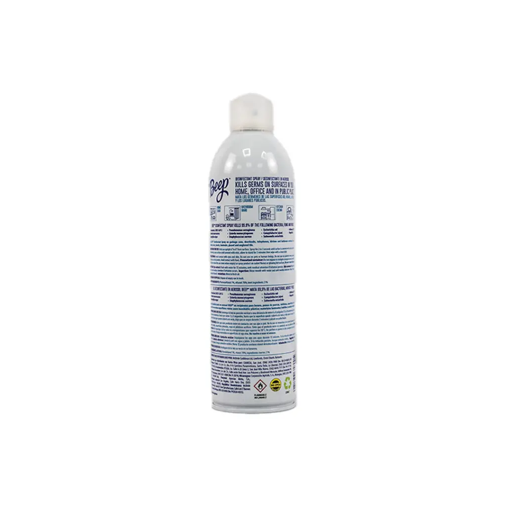2 Beep Disinfectant Spray - Original - 535 ml - Back.webp