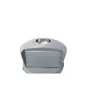 Rojan Garbage Can with Chrome Ashtray