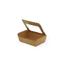Kraft Takeaway Pastry Box with Window