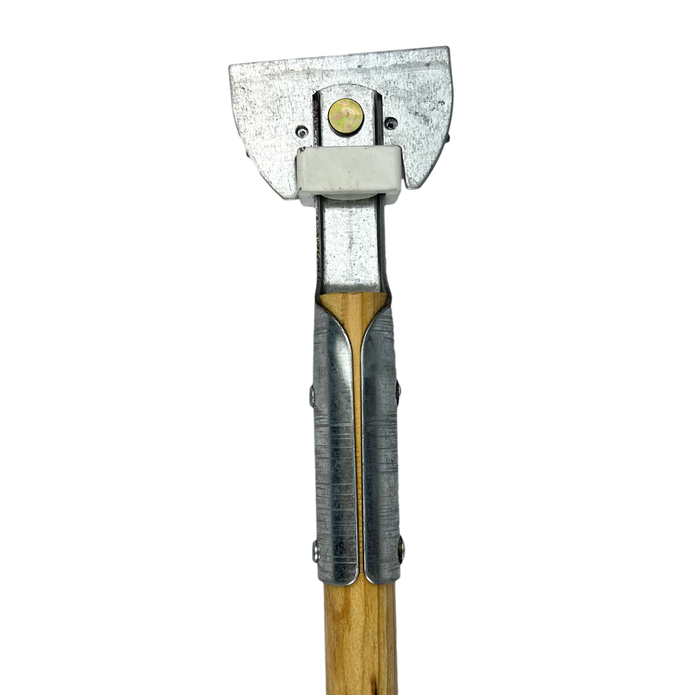 Dust Mop Clip-On Handle Wood