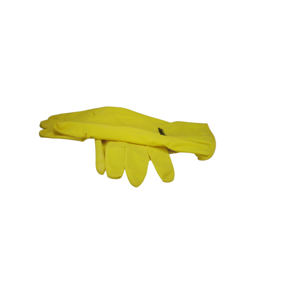 Lanher Yellow Flock-line Gloves