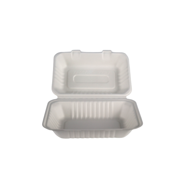 Biodegradable Takeaway Clamshell 9x6"